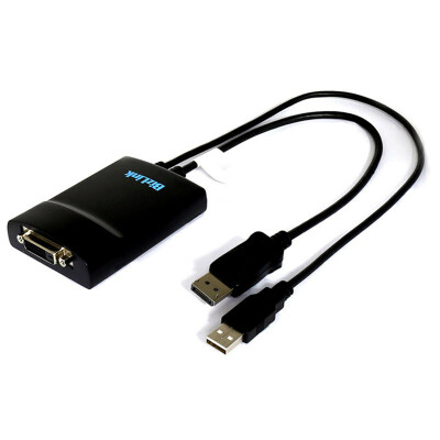 DP+USB 轉 DL-DVI (主動式) 330MHz